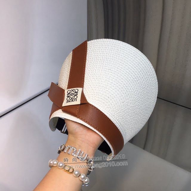 LOEWE新品女士帽子 羅意威可折疊空頂帽  mm1504